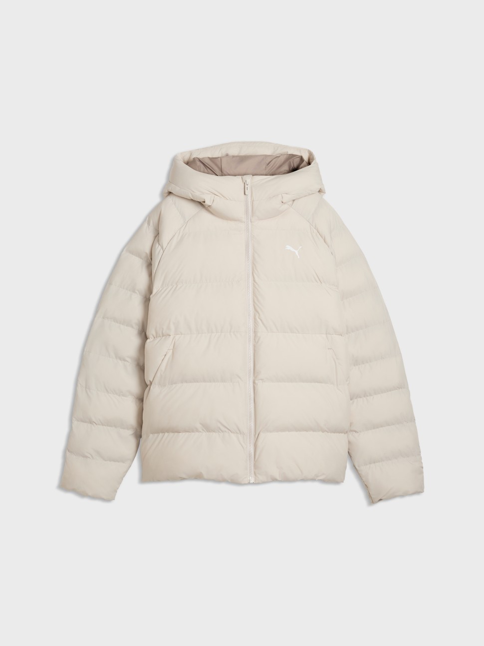 Куртка женская Puma Mono Hooded Jacket бежевая 68838592 — фото 5