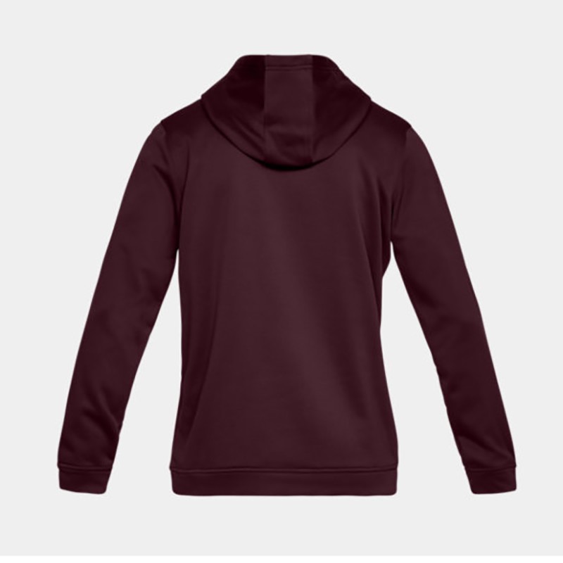 Толстовка мужская Under Armour PERFORMANCE FLEECE GRAPHIC бордовая 1329743-600 изображение 2