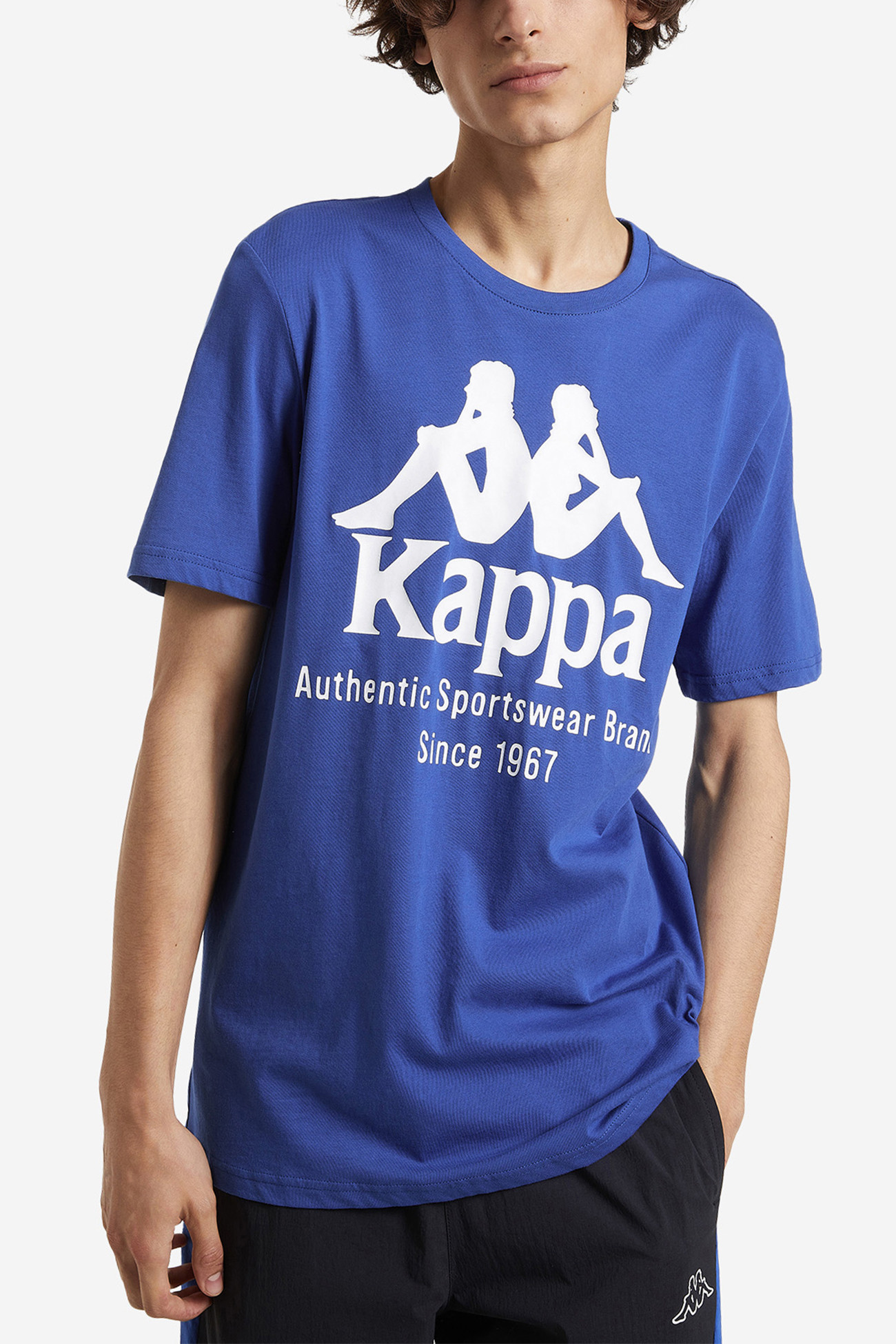 Футболка чоловіча Kappa синя 110646-Z3 изображение 2
