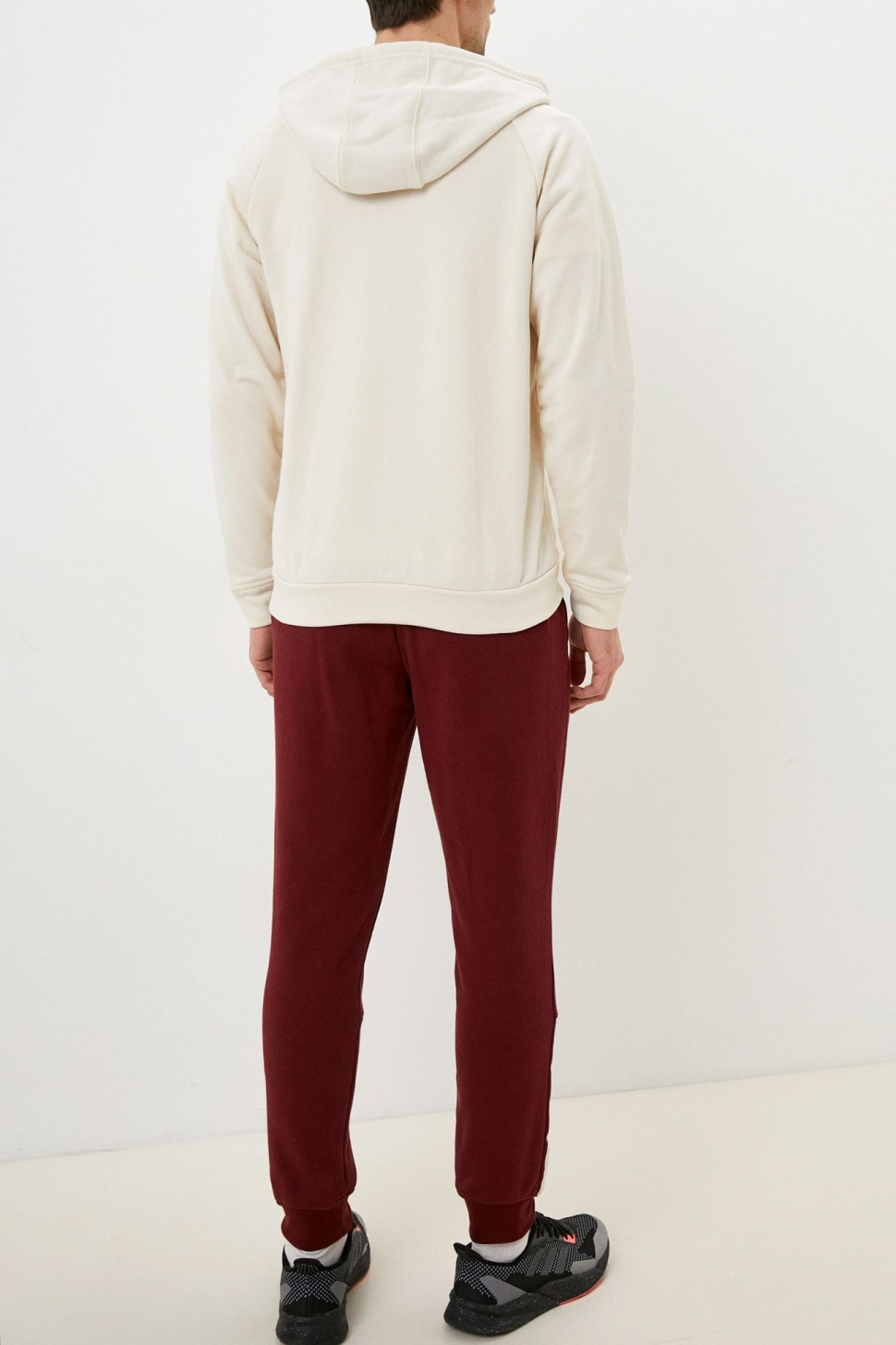Костюм мужской Adidas Mts Cotton Pip бежевый HF4850 — фото 4