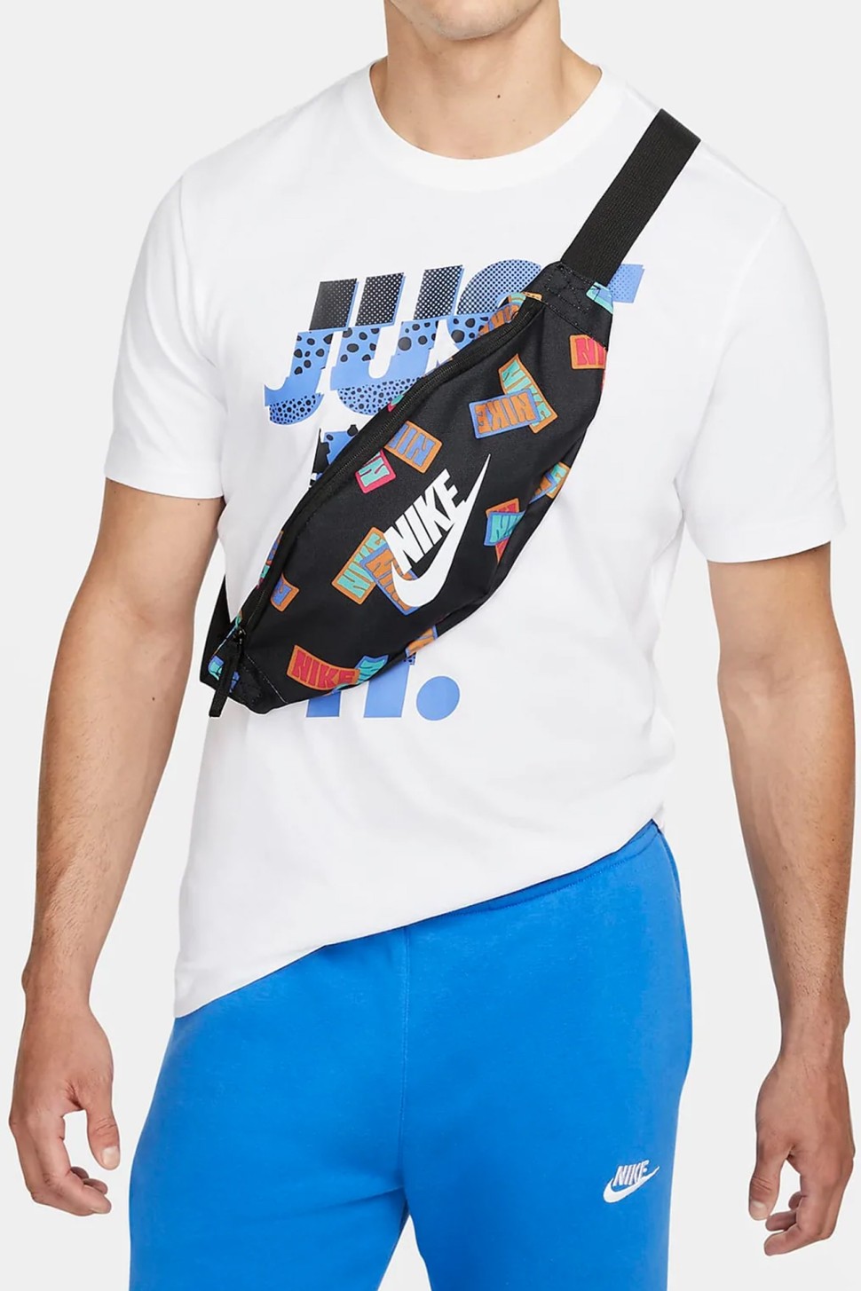 Сумка на пояс Nike Nk Heritage Wstpack - Nike Aop DM2162-010 — фото 2