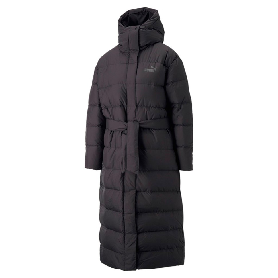 Куртка жіноча Puma Long Down Coat чорна 84935801 — фото 1