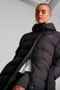 Куртка женская Puma Long Down Coat черная 84935801 изображение 3