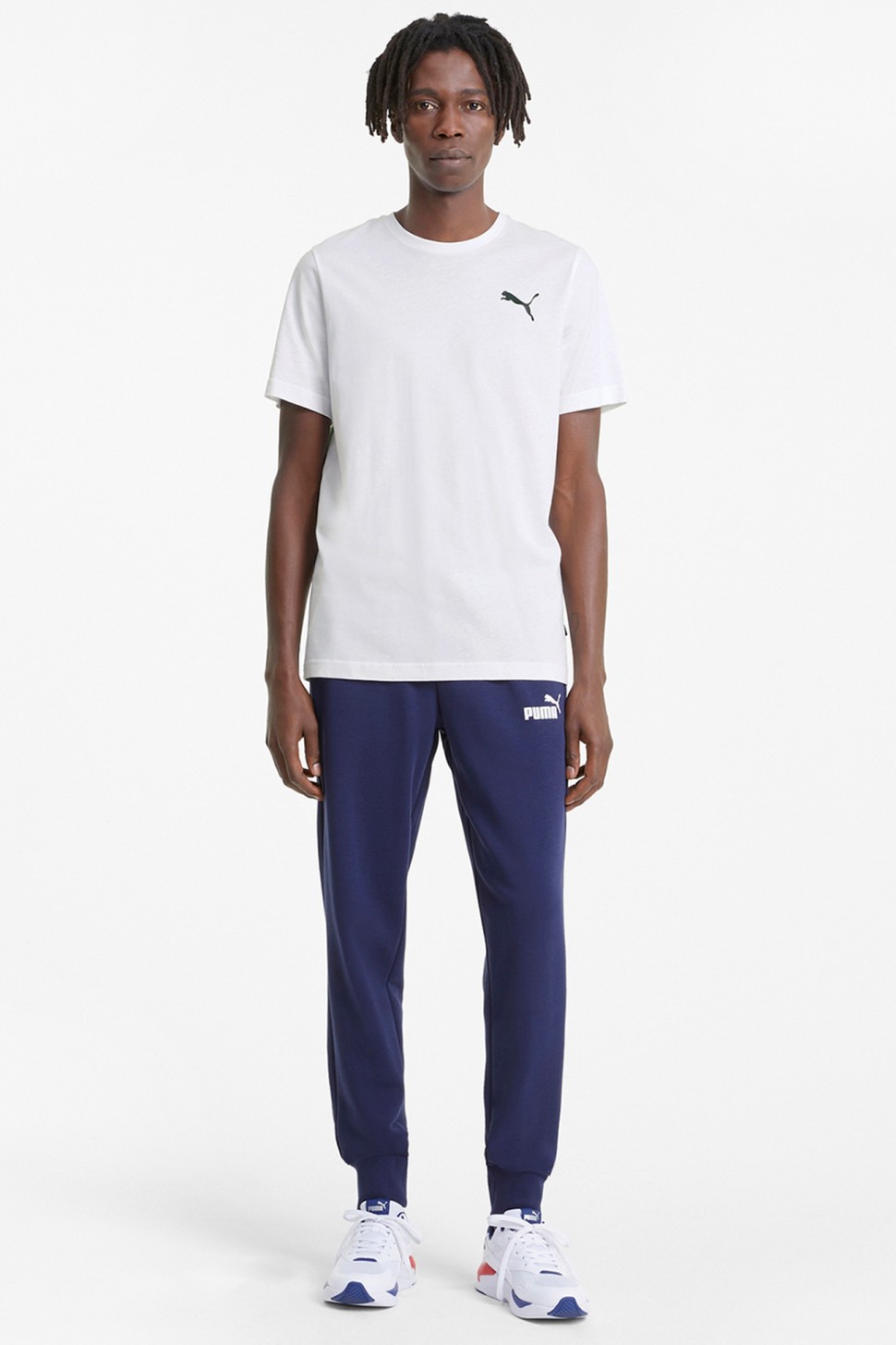 Футболка чоловіча Puma ESS Small Logo Tee біла 58666852 — фото 4
