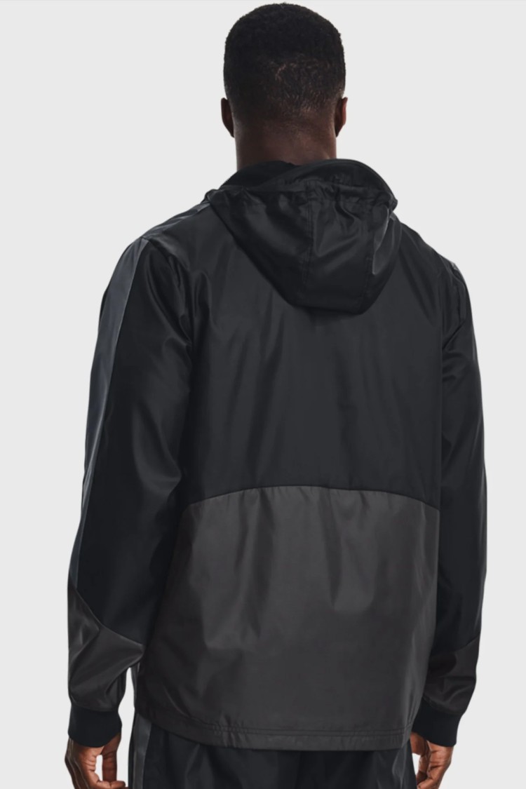 Вітровка чоловіча Under Armour UA Legacy Windbreaker чорна 1373821-001 изображение 4