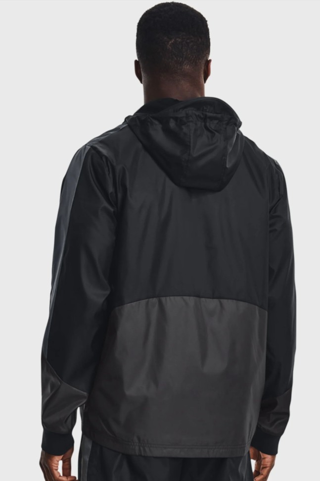 Вітровка чоловіча Under Armour UA Legacy Windbreaker чорна 1373821-001 изображение 4