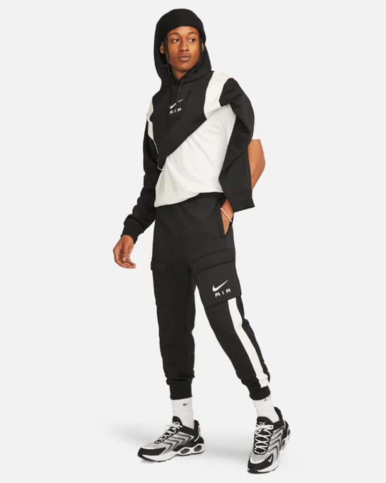 Брюки мужские Nike M NSW SW AIR CARGO PANT FLC BB черные FN7693-010 изображение 7