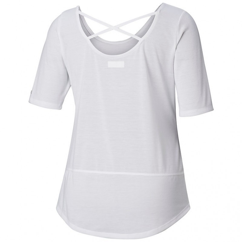 Футболка женская Columbia Anytime Casual SS белая 1837031-100 — фото 2 — Sport City Футболка женская Columbia Anytime Casual SS белая 1837031-100 — фото 2