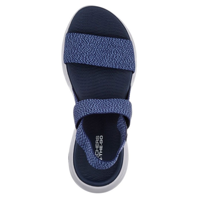 Сандалии женские Skechers Sandals синие 15310-NVGY — фото 2