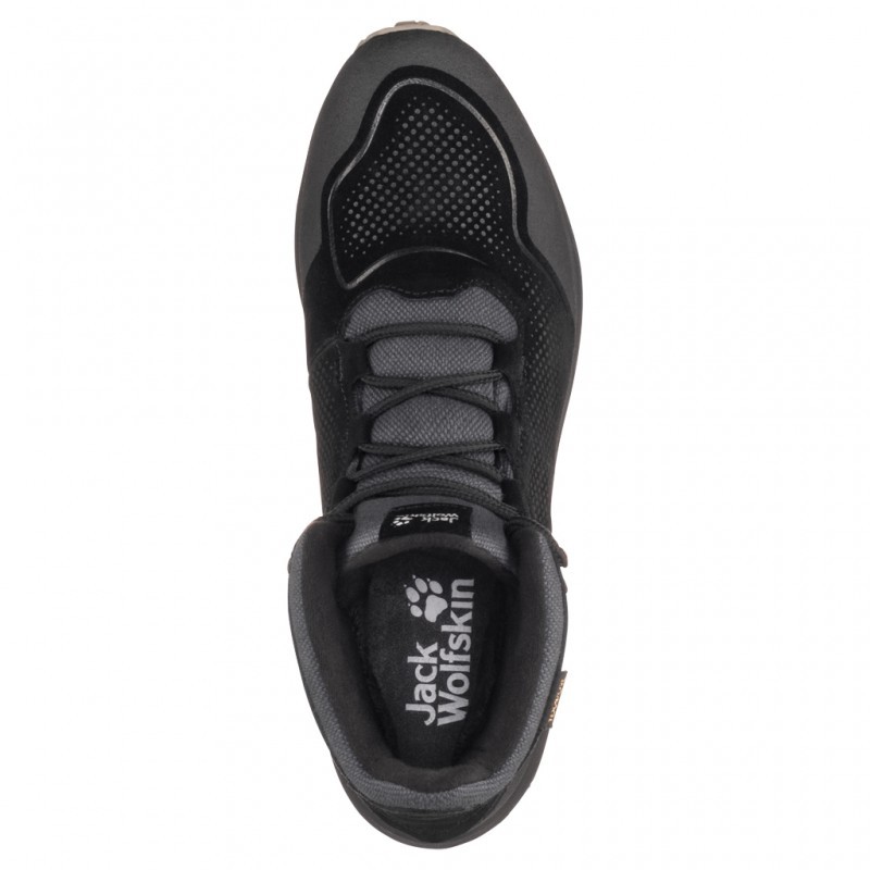 Черевики чоловічі Jack Wolfskin COOGEE TEXAPORE WT MID чорні 4035981-6053 — фото 2