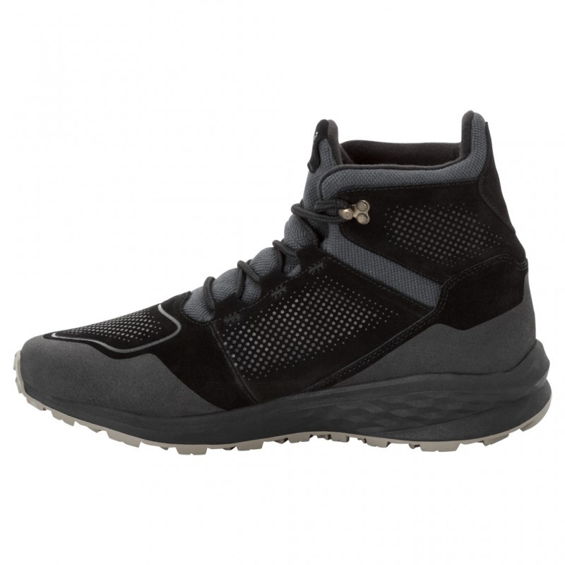Черевики чоловічі Jack Wolfskin COOGEE TEXAPORE WT MID чорні 4035981-6053 — фото 4