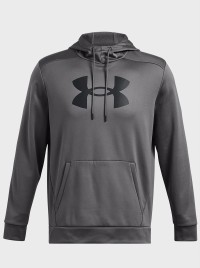 Толстовка чоловіча Under Armour UA Armour Fleece Big Logo HD сіра 1379743-025 изображение 5
