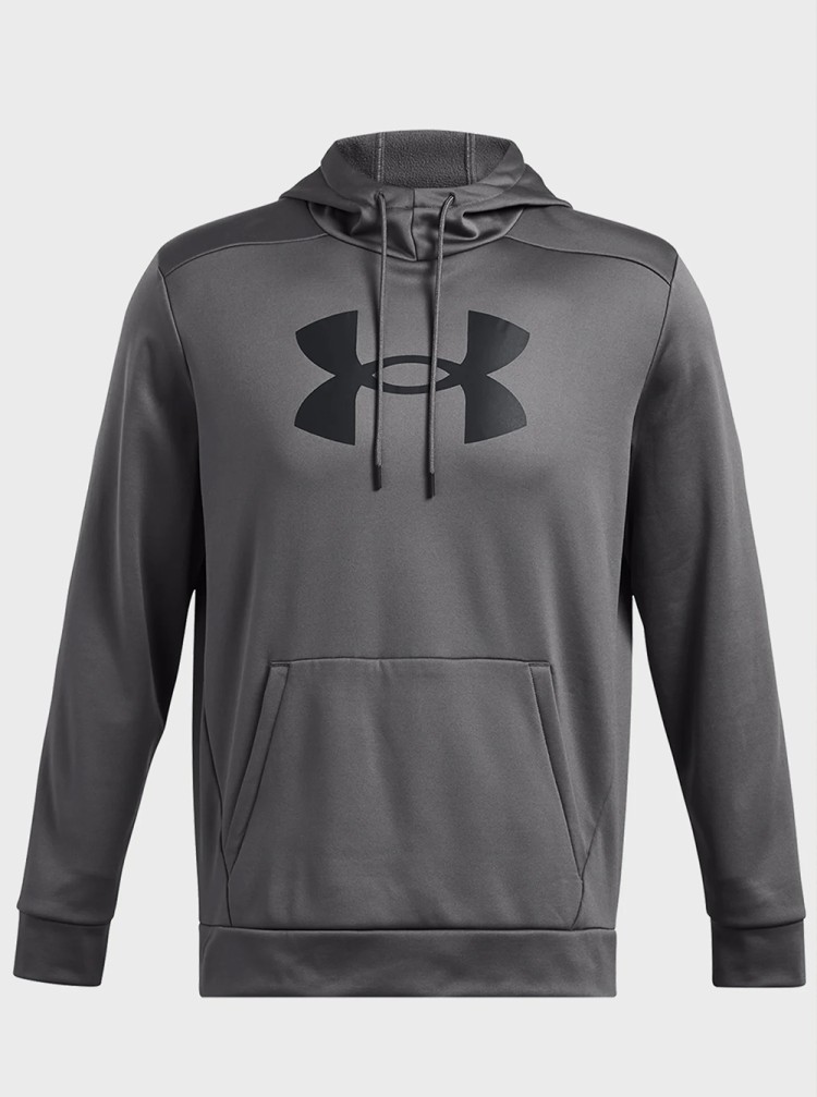 Толстовка чоловіча Under Armour UA Armour Fleece Big Logo HD сіра 1379743-025 изображение 5