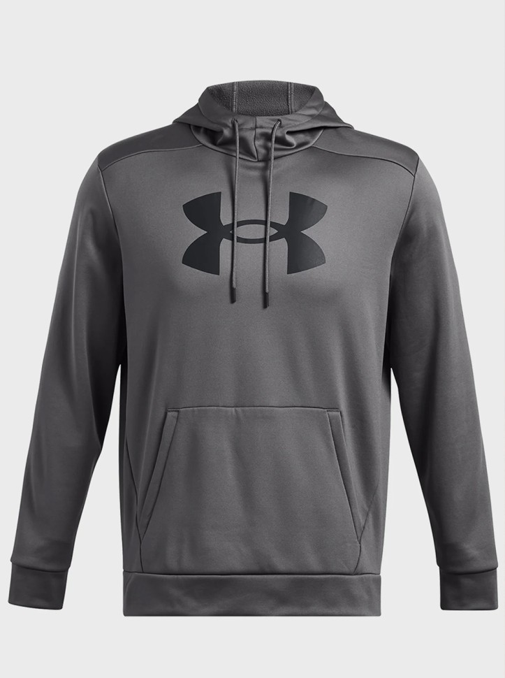 Толстовка чоловіча Under Armour UA Armour Fleece Big Logo HD сіра 1379743-025 изображение 5