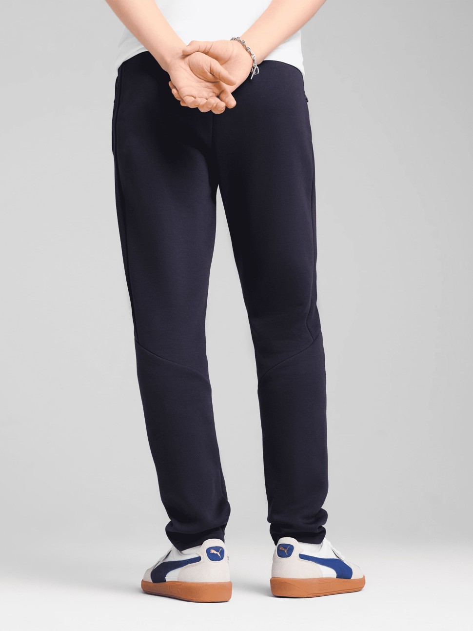Штани чоловічі Puma EVOSTRIPE Pants сині 68461416 — фото 3