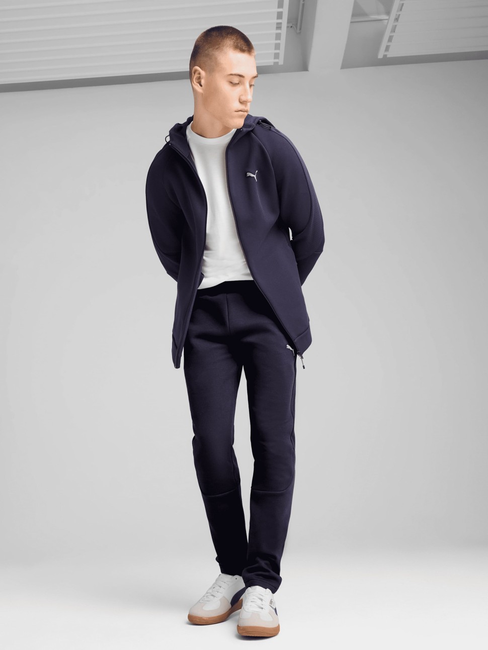 Штани чоловічі Puma EVOSTRIPE Pants сині 68461416 — фото 6