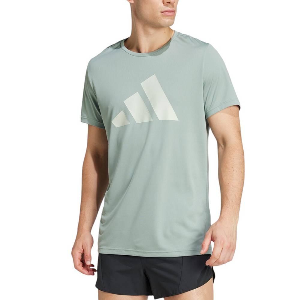 Футболка мужская Adidas RUN IT TEE зеленая JD2324 изображение 1