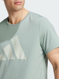 Футболка чоловіча Adidas RUN IT TEE зелена JD2324 изображение 4