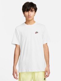 Футболка мужская Nike M NSW CLUB TEE белая AR4997-100 изображение 2