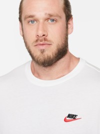 Футболка мужская Nike M NSW CLUB TEE белая AR4997-100 изображение 6