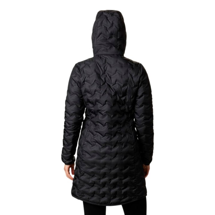 Полупальто женское Columbia Delta Ridge™ Long Down Jacket черное 1909251-010 изображение 2