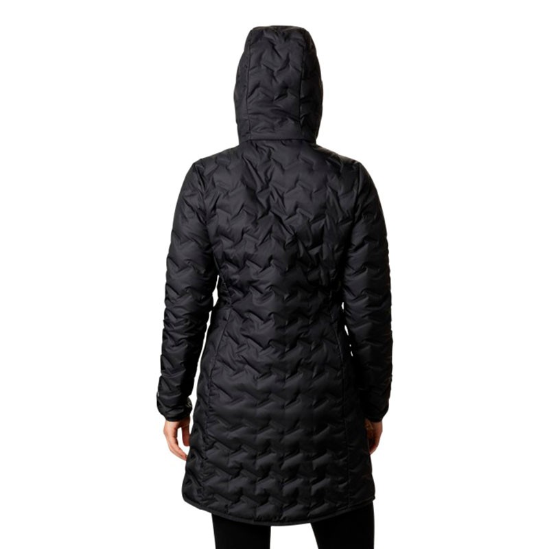 Напівпальто жіноче Columbia Delta Ridge™ Long Down Jacket чорне 1909251-010 — фото 2