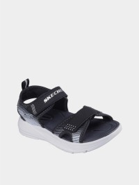 Сандалии детские Skechers MICROSPEC серые 407034L BKSL изображение 3
