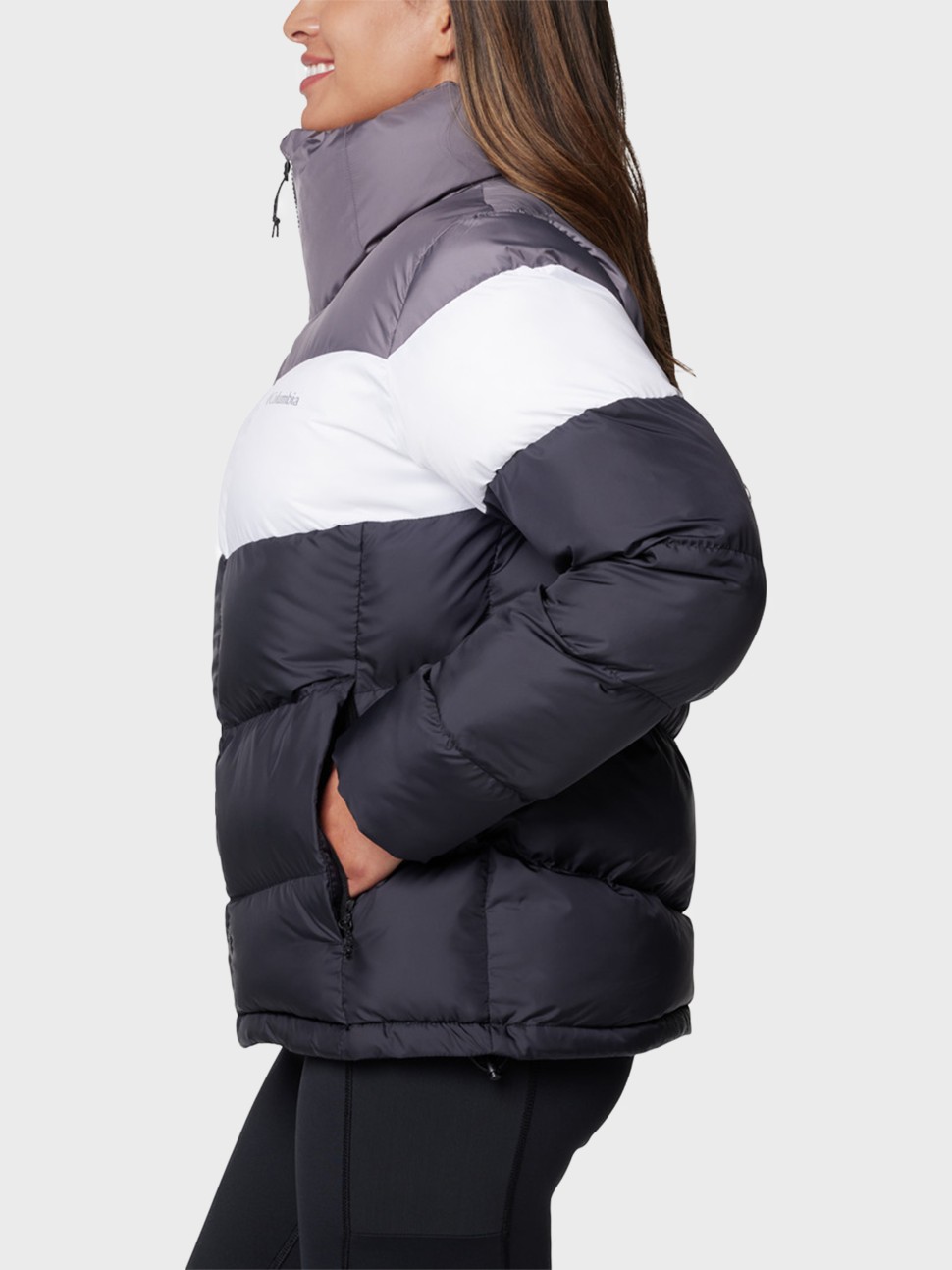 Куртка жіноча Columbia Puffect™ II Colorblock Jacket чорна 2088481-010 — фото 3