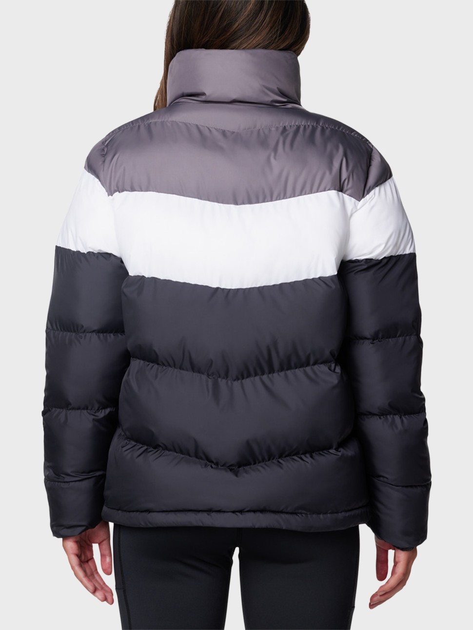 Куртка жіноча Columbia Puffect™ II Colorblock Jacket чорна 2088481-010 — фото 4