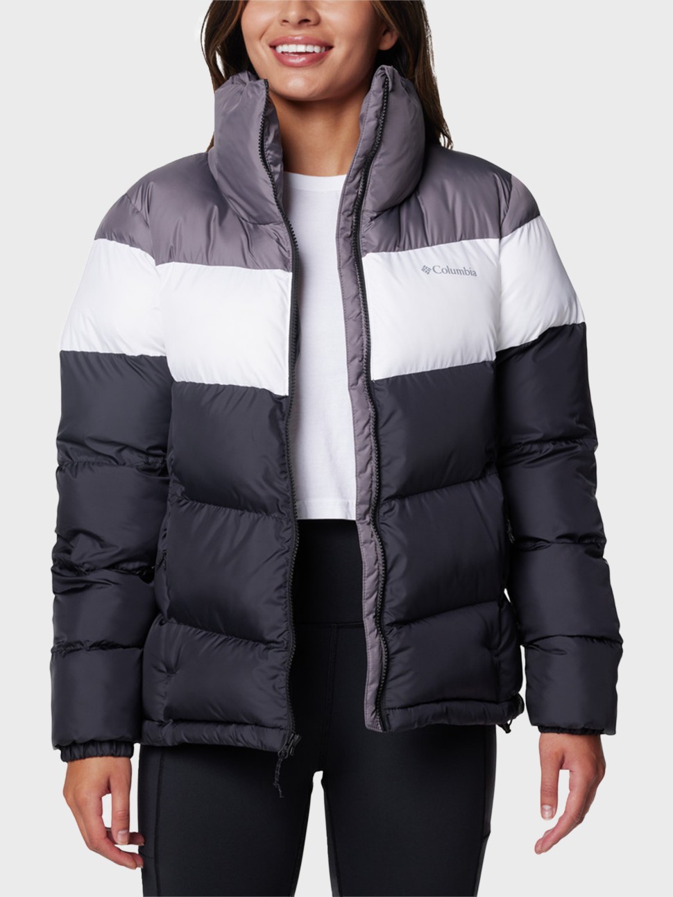 Куртка жіноча Columbia Puffect™ II Colorblock Jacket чорна 2088481-010 — фото 5