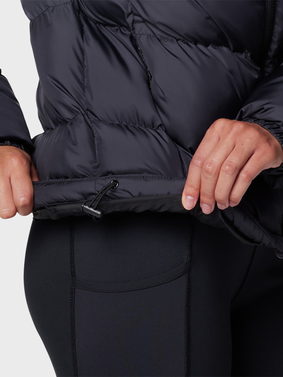 Куртка жіноча Columbia Puffect™ II Colorblock Jacket чорна 2088481-010 — фото 7