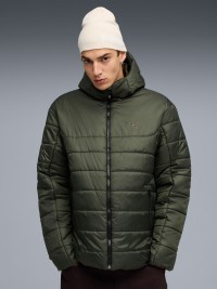 Куртка чоловіча Puma ESS Hooded Padded Jacket чорна 68521170 изображение 2
