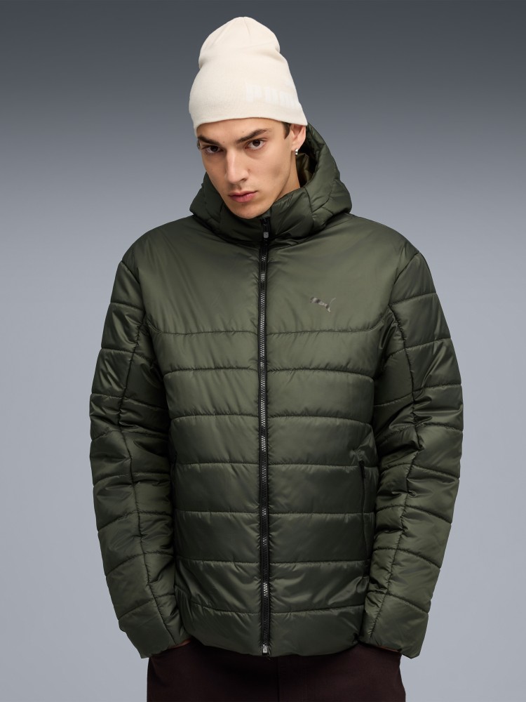 Куртка чоловіча Puma ESS Hooded Padded Jacket чорна 68521170 изображение 2