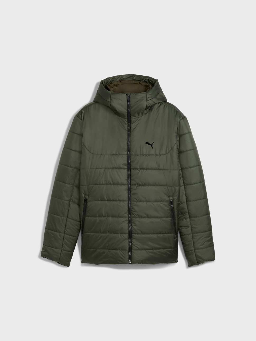 Куртка чоловіча Puma ESS Hooded Padded Jacket хакі 68521170 — фото 5