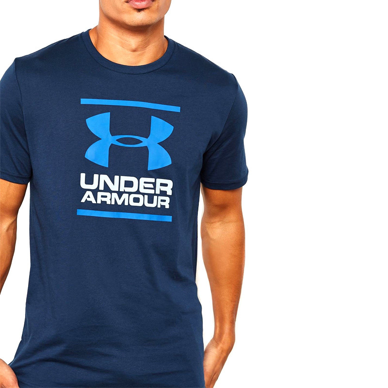 Футболка мужская Under Armour Ua Gl Foundation Ss T синяя 1326849-408 изображение 2