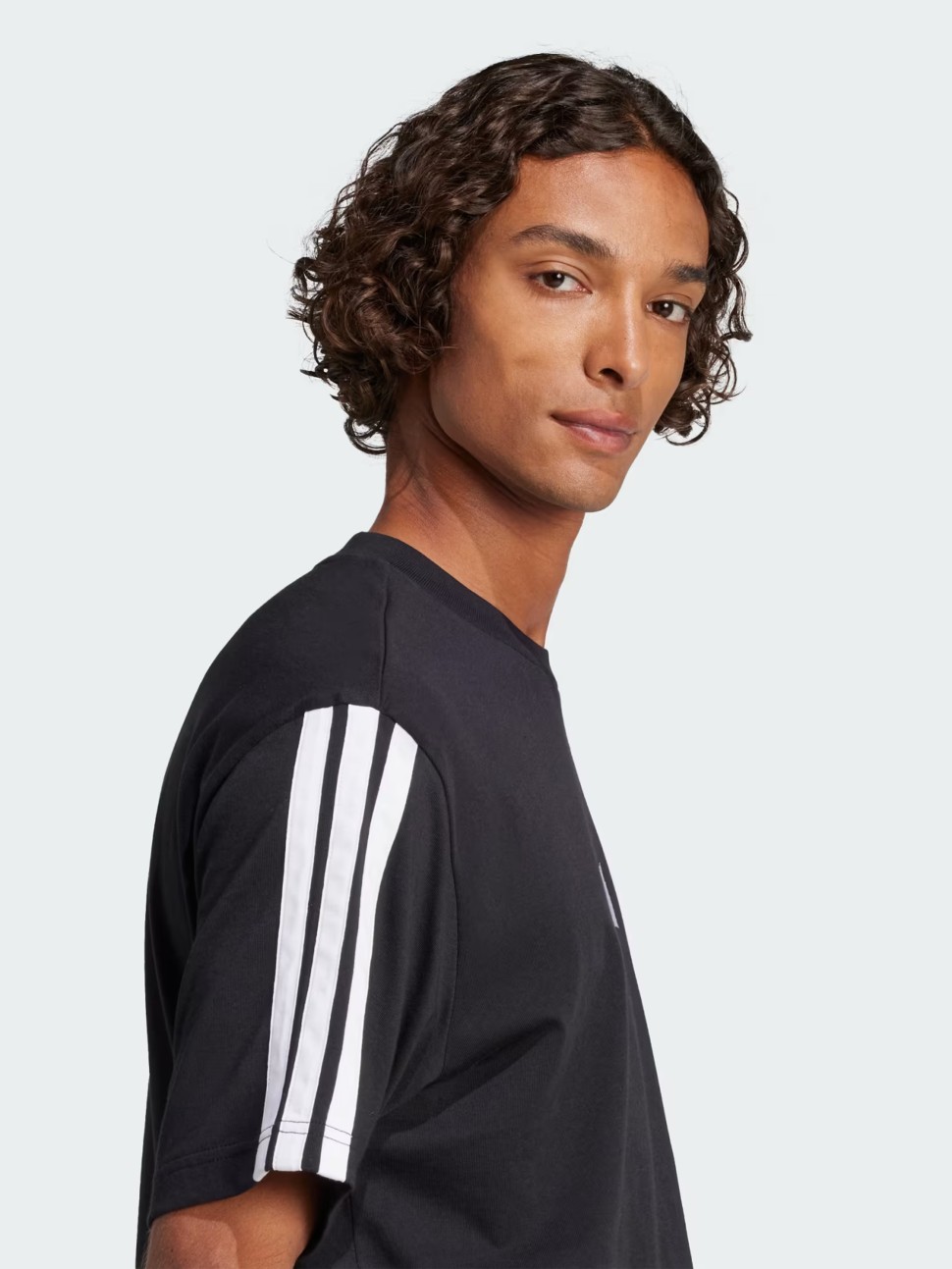 Футболка чоловіча Adidas M 3S SJ T B чорна JW1949 — фото 4
