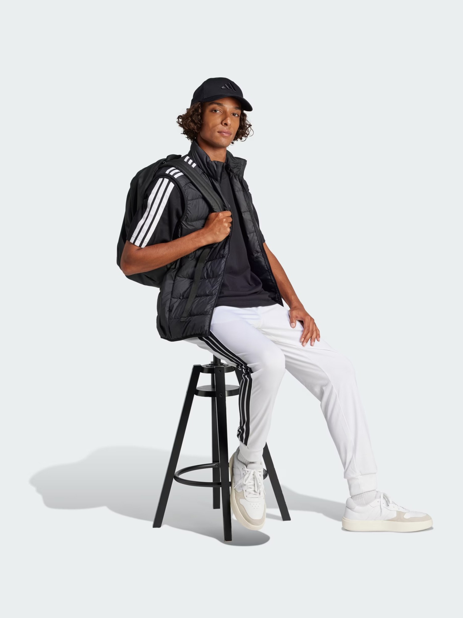 Футболка мужская Adidas M 3S SJ T B черная JW1949 изображение 6