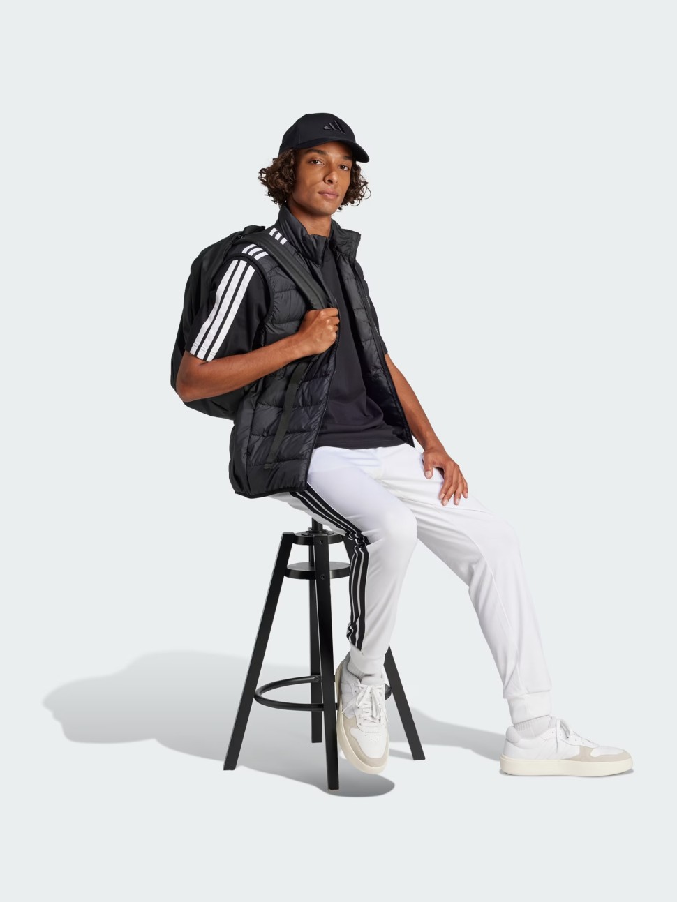 Футболка чоловіча Adidas M 3S SJ T B чорна JW1949 — фото 6