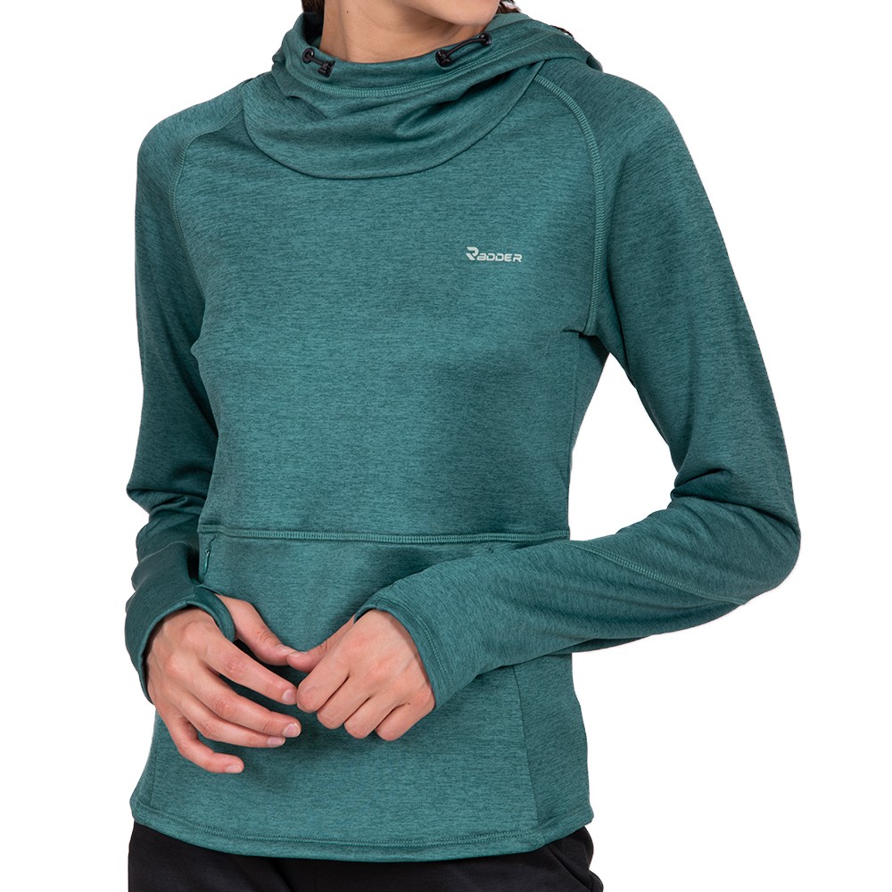 Толстовка женская Radder Salara зеленая 122110-310   изображение 1