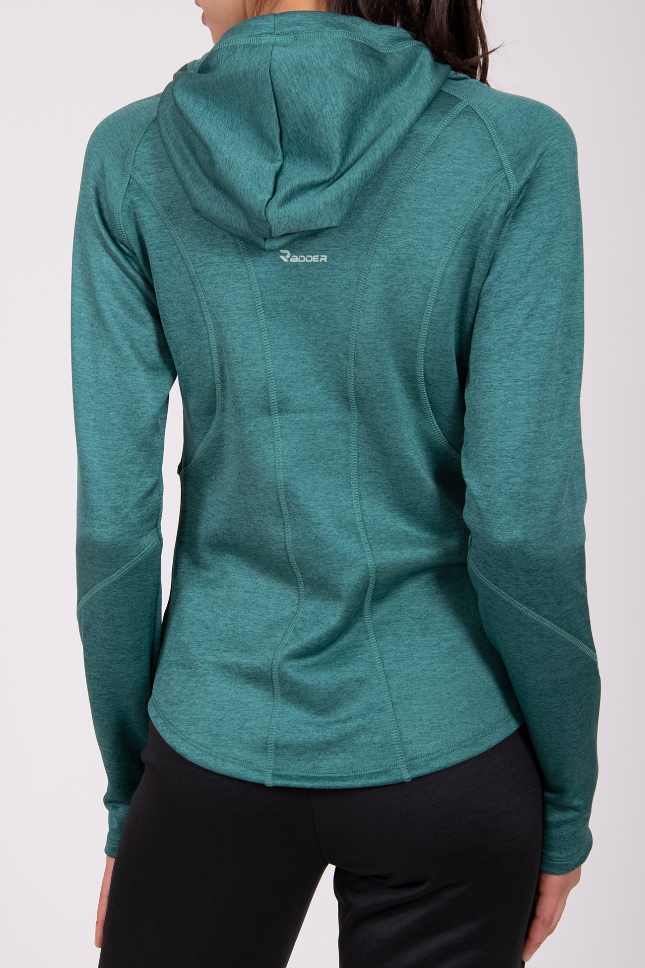 Толстовка женская Radder Salara зеленая 122110-310   изображение 5