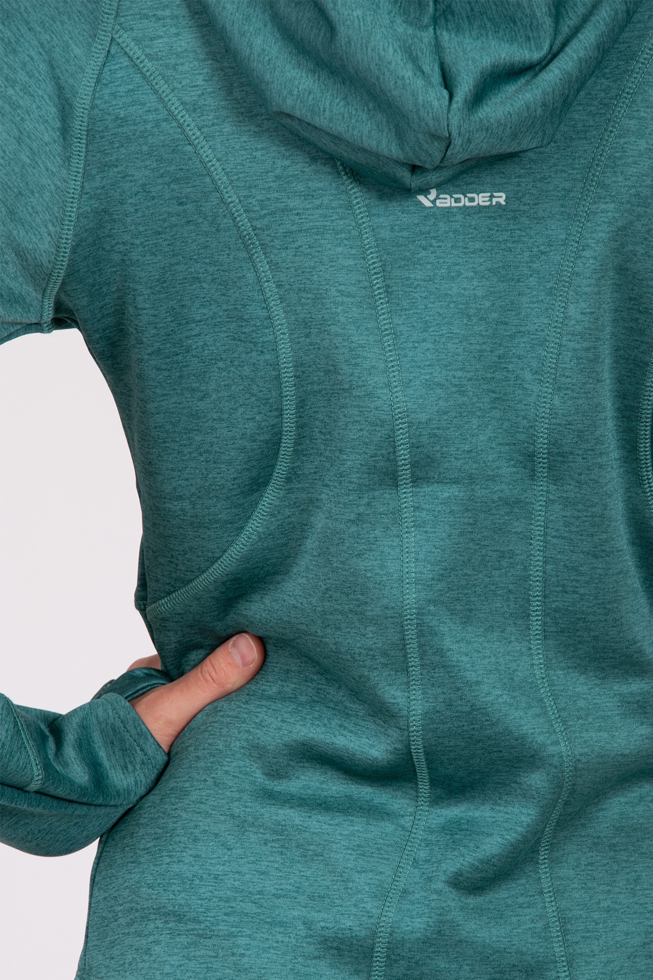Толстовка женская Radder Salara зеленая 122110-310   изображение 6