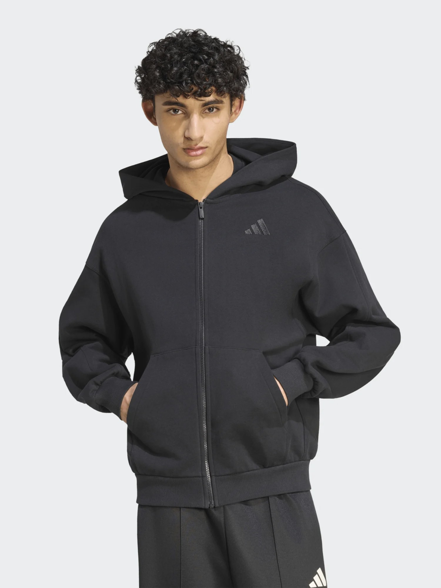 Толстовка мужская Adidas M AK SL FZ черная KW2289 изображение 2