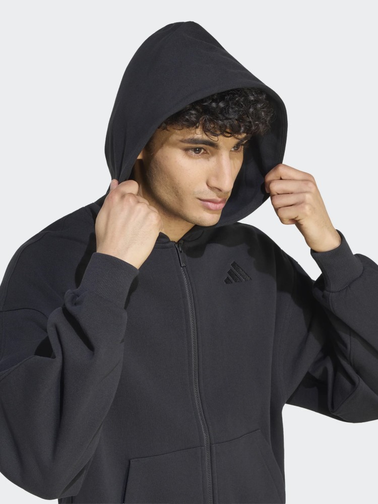 Толстовка мужская Adidas M AK SL FZ черная KW2289 изображение 4