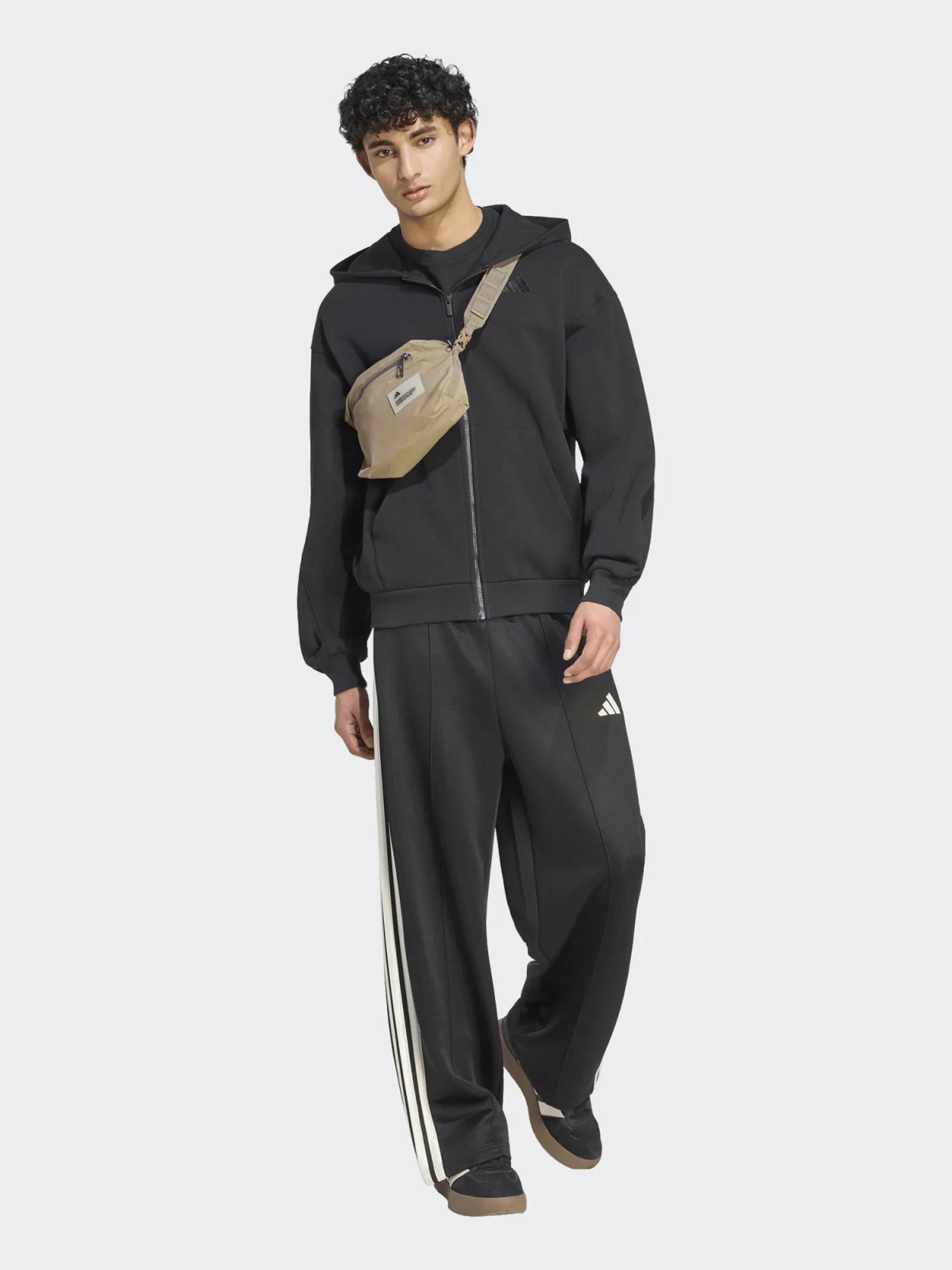 Толстовка мужская Adidas M AK SL FZ черная KW2289 изображение 6