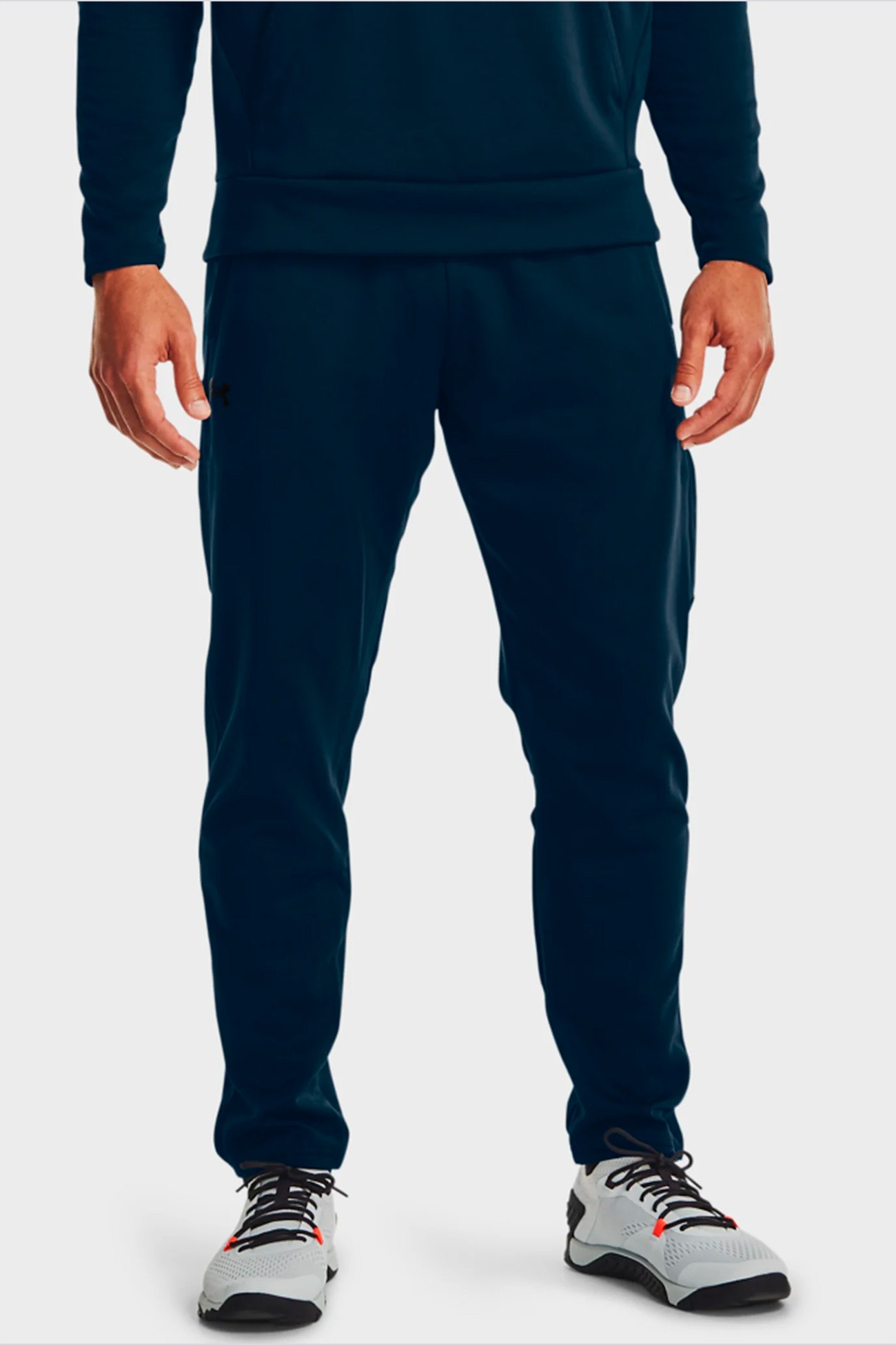 Брюки мужские Under Armour Ua Armour Fleece Pant черные 1357121-408 изображение 4