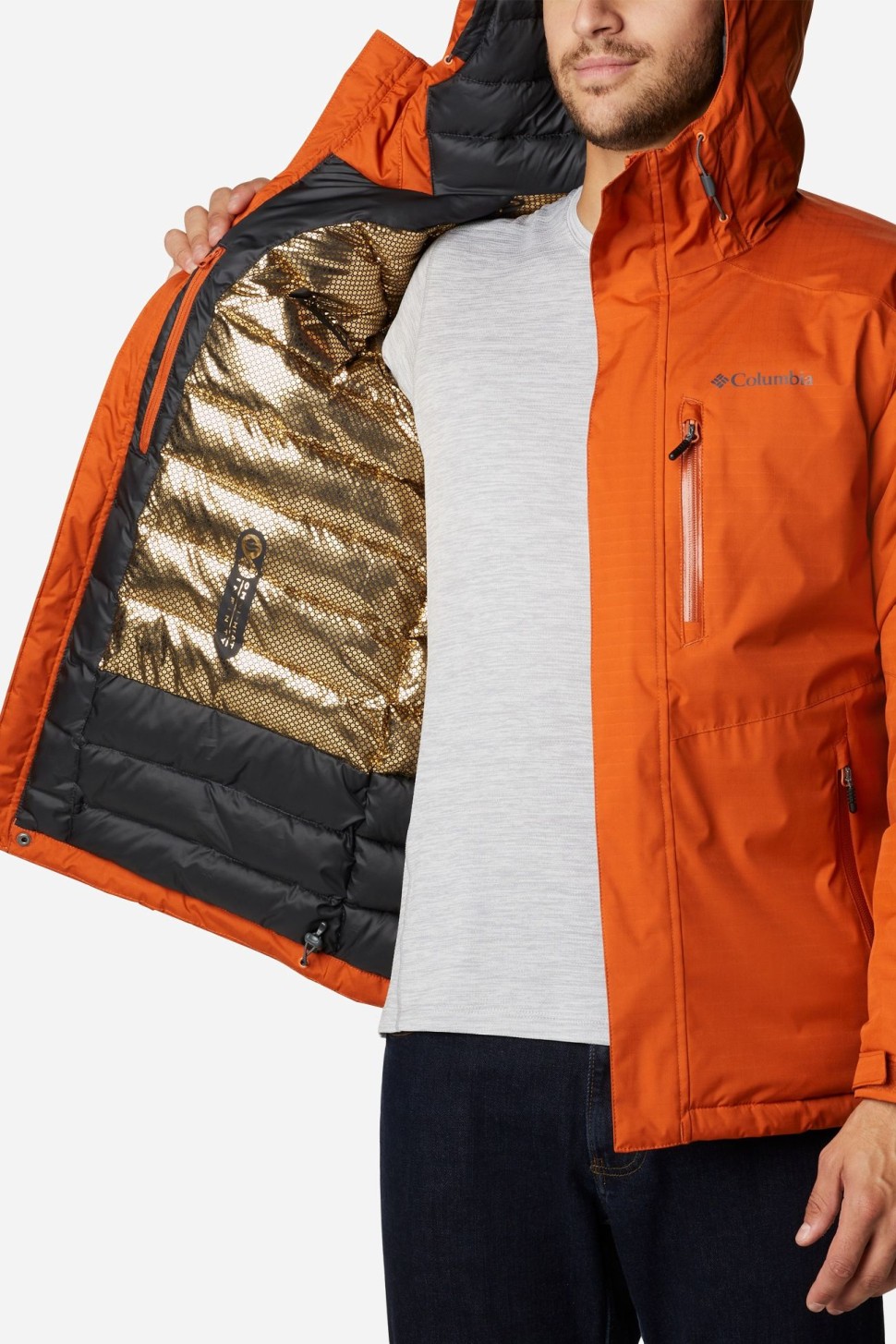 Куртка чоловіча Columbia Oak Harbor™ Insulated Jacket помаранчева 1958661-820 — фото 3