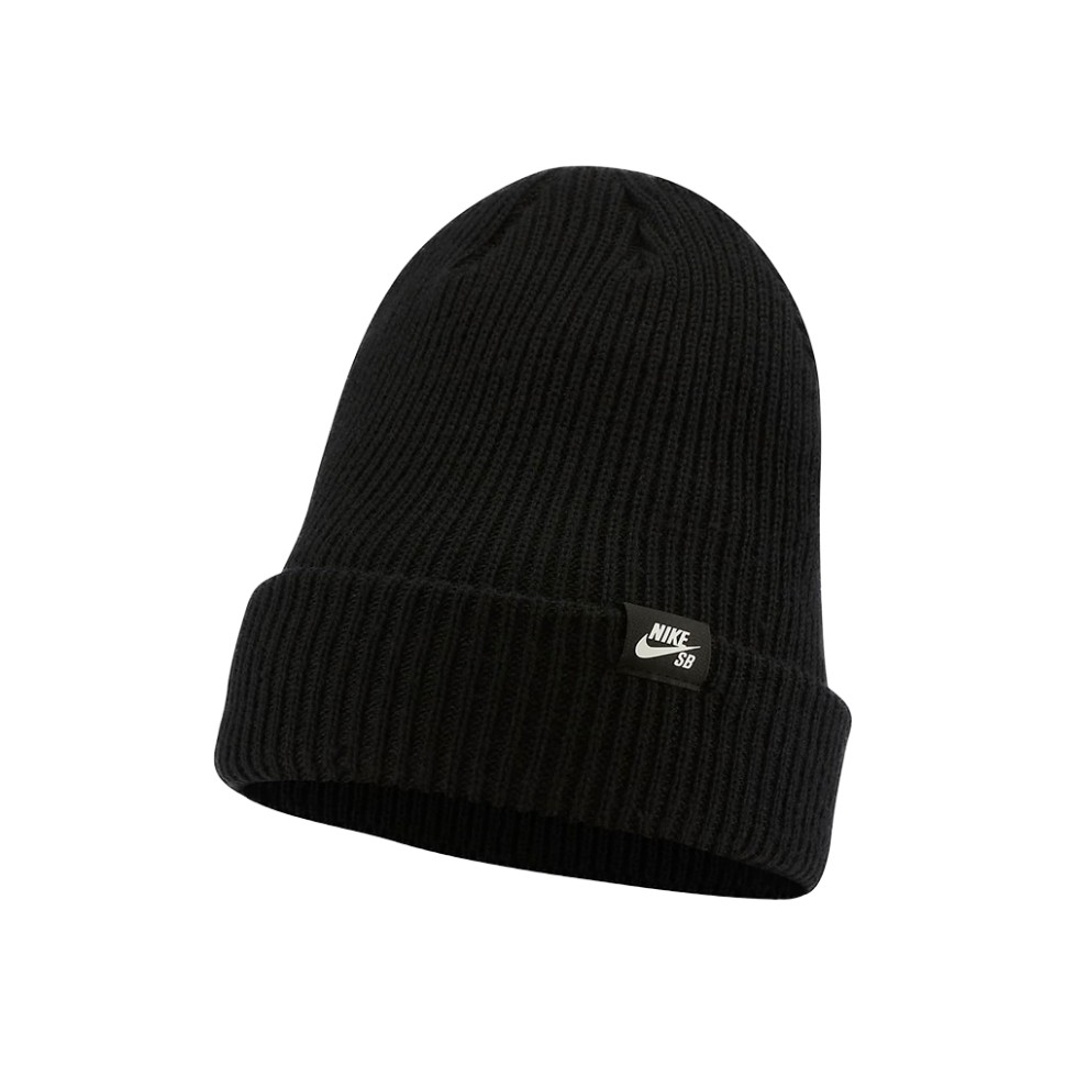 Шапка Nike U Nk Beanie Fisherman чорна DJ6044-010 — Sport City Шапка Nike U Nk Beanie Fisherman чорна DJ6044-010