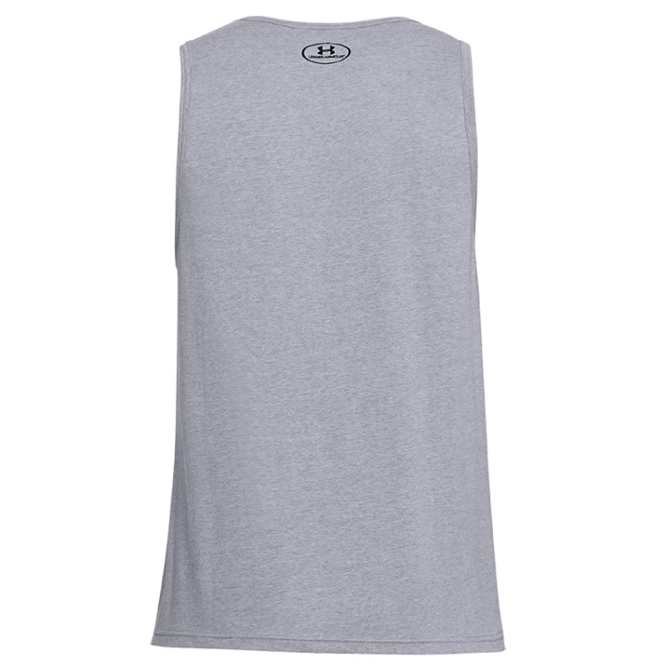 Майка чоловіча Under Armour Ua Sportstyle Logo Tank сіра 1329589-036 изображение 3