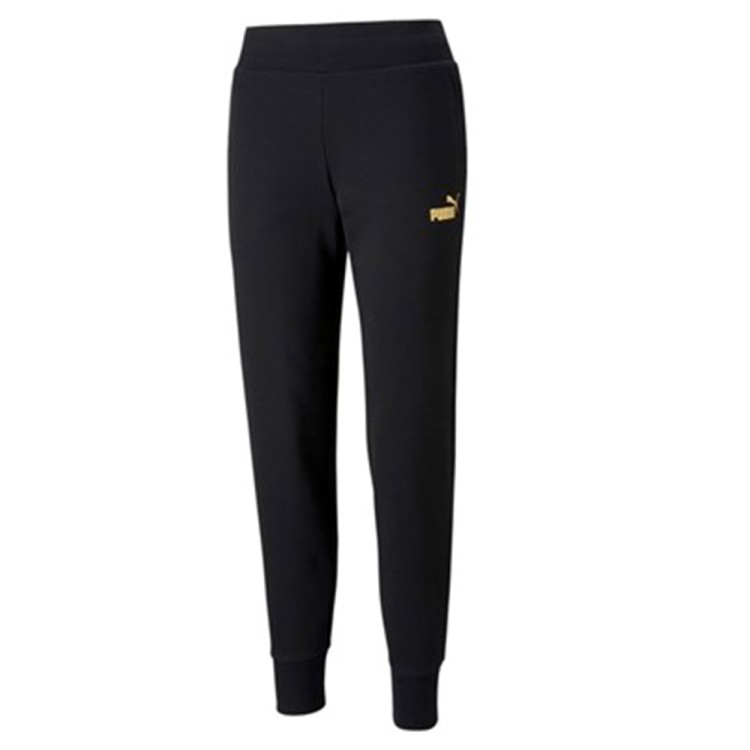 Брюки женские ESS+ Metallic Pants FL cl Puma черные 84613901 изображение 1