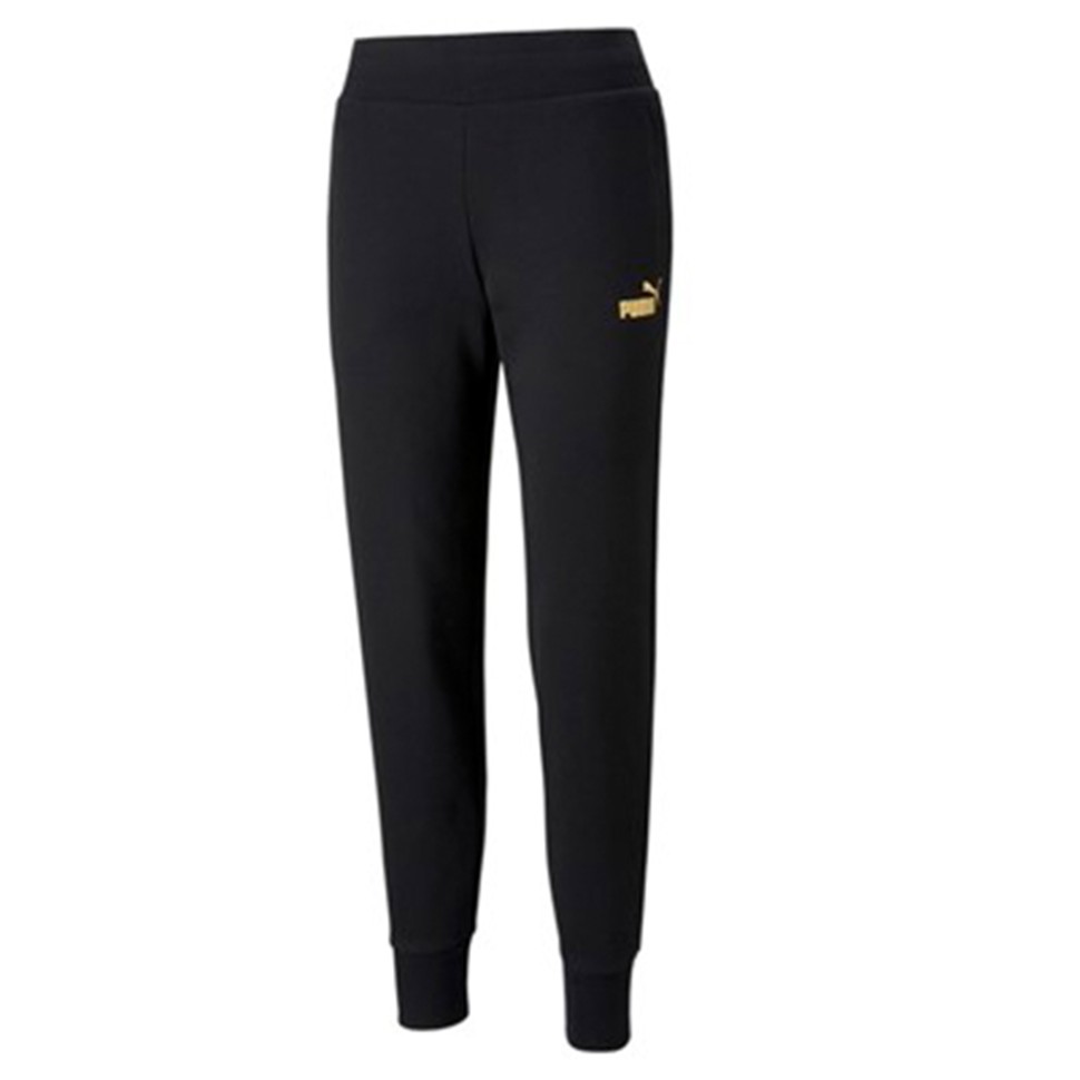 Брюки женские ESS+ Metallic Pants FL cl Puma черные 84613901 изображение 1
